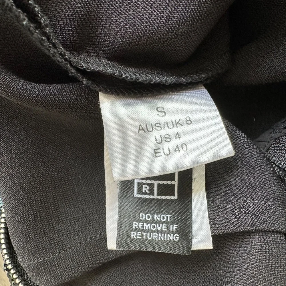 Bronx and Banco Annabell Sequined Sequin Floral Jumpsuit Black Bustier SMALL - Picture 12 of 12